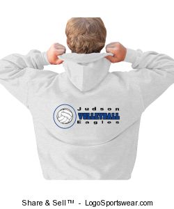 Jerzees Adult Super Sweats NuBlend Fleece Full-Zip Hood Design Zoom